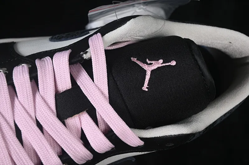 All categories Air Jordan Jordan series basketball shoes Air Jordan 1 Low Air Jordan 1 Low AJ1 Joe 1 burst pattern black and white low-top retro culture basketball shoes II0595-001